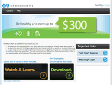 Tablet Screenshot of healthy-actions.com